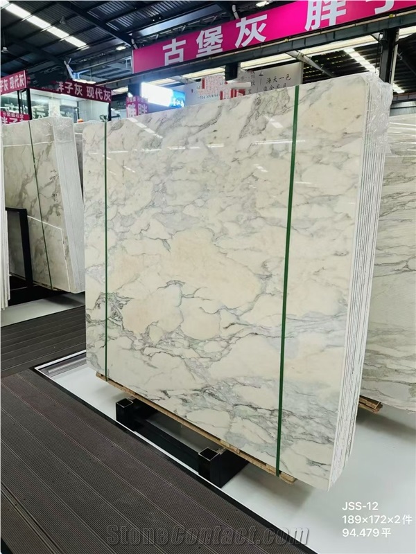 Calacatta Monet Marble Polished Slabs For Interior Using