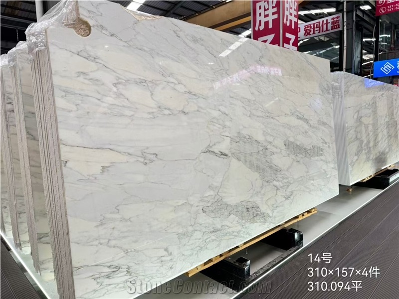 Calacatta Monet Marble Polished Slabs For Interior Using