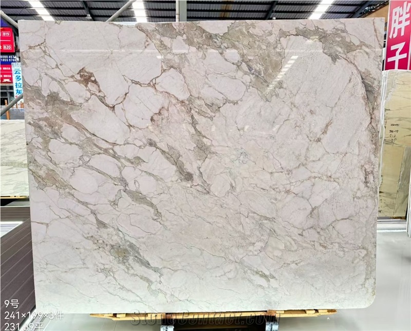 Calacatta Monet Marble Polished Slabs For Interior Using