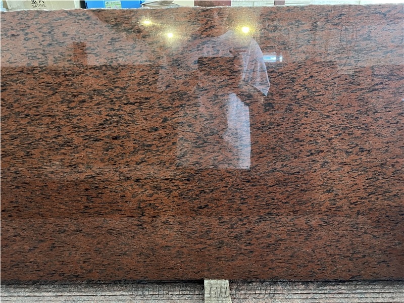 Camellia Red Granite American Red Slabs For Decoration