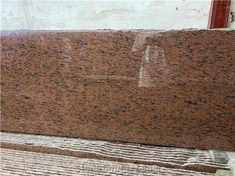 Camellia Red Granite American Red Slabs For Decoration