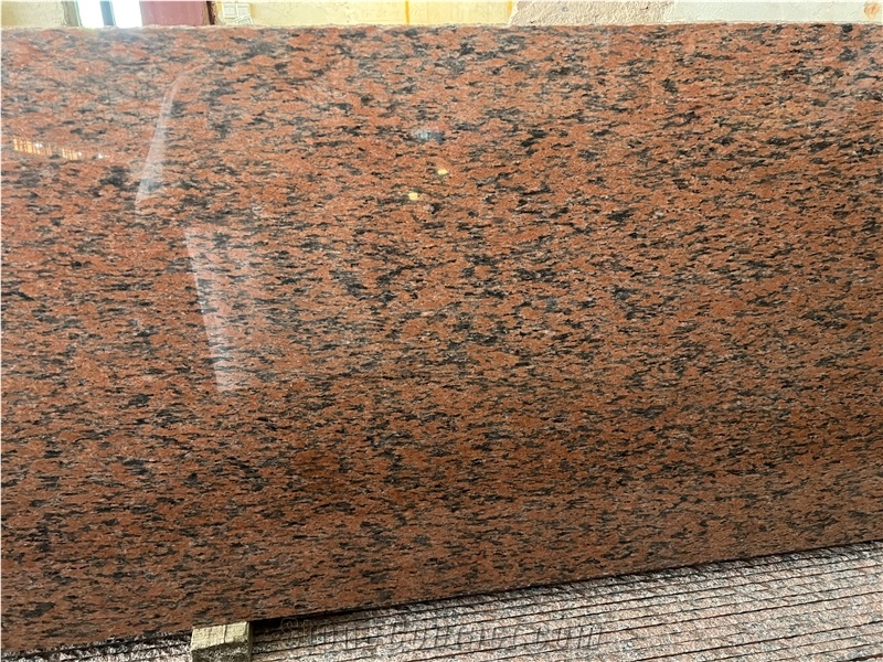 Camellia Red Granite American Red Slabs For Decoration