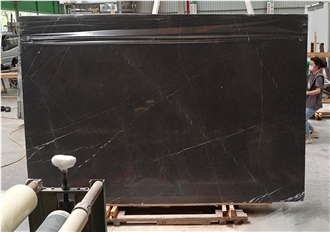 Pietra Gray Polished Marble Slabs For Interior Using