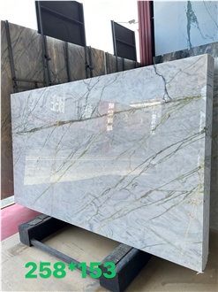 Chinese Clivia Polished Marble Slabs For Decoration