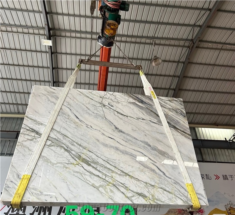 Chinese Clivia Polished Marble Slabs For Decoration