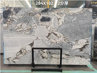 Chinese Polish Bulgari  Marble Slabs For Decoration