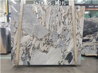 Chinese Polish Bulgari  Marble Slabs For Decoration