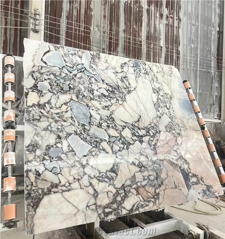Chinese Polish Bulgari  Marble Slabs For Decoration