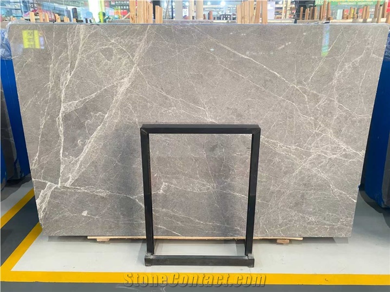 Factory Price Hermes Gray Marble Slabs For Project