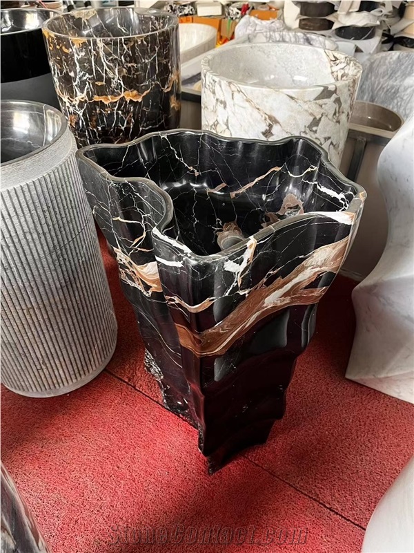 Factory Price Marble Pedestal Basin