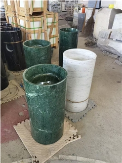 Factory Price Marble Pedestal Basin