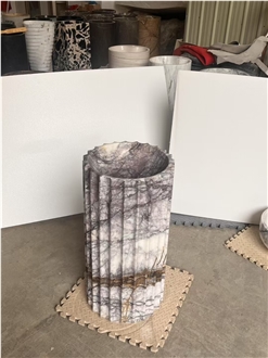 Factory Price Marble Pedestal Basin