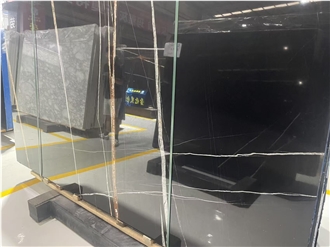 High Quality Noir Aziza Marble Slabs For Nice Design