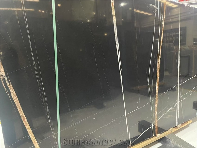 High Quality Noir Aziza Marble Slabs For Nice Design