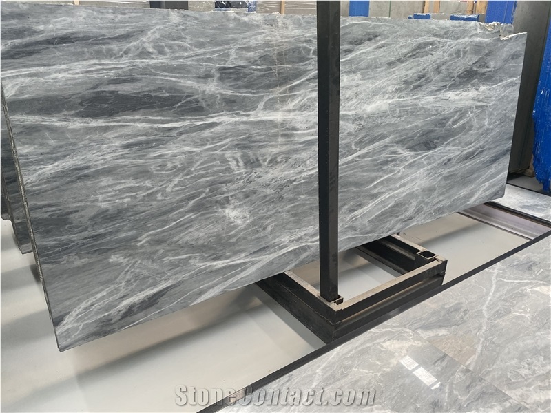Himalayan Gray Marble Slabs For Interior Design