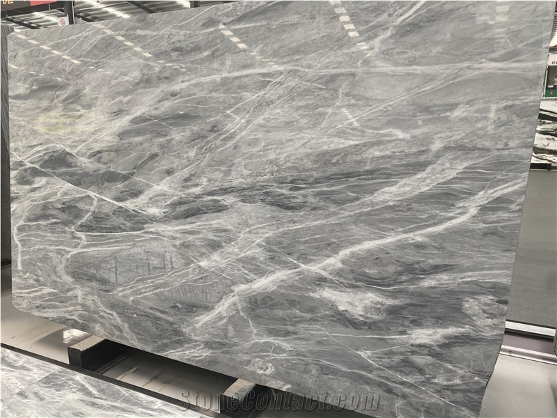 Himalayan Gray Marble Slabs For Interior Design