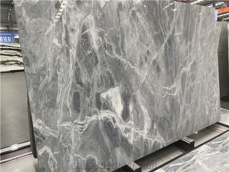 Himalayan Gray Marble Slabs For Interior Design