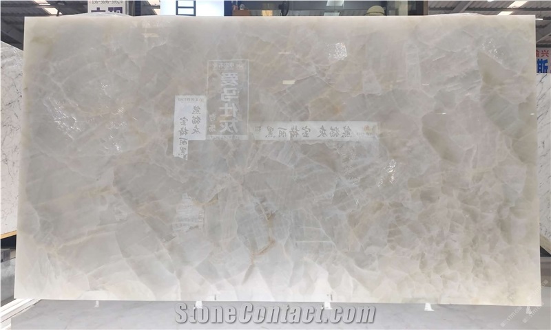 Ice Age Onyx Slabs For High-End Decor