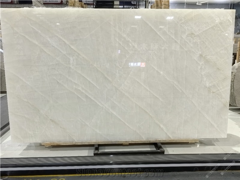 Ice Age Onyx Slabs For High-End Decor
