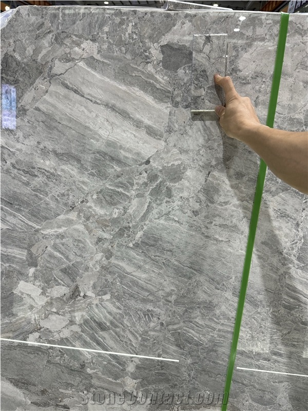 Impression Gray Marble Slabs For Decoration
