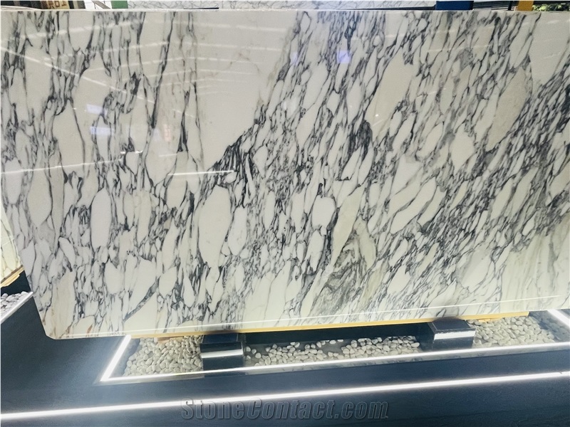 Italy Arabescato Corchia Marble Slabs For Luxury Decor