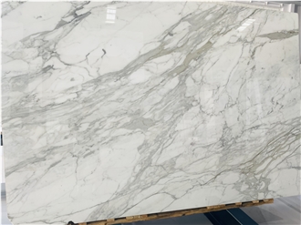 Italy Bianco Calacatta Marble Slabs
