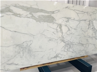 Italy Bianco Calacatta Marble Slabs