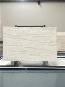 Italy Good Quality Ivory White Travetine Slabs