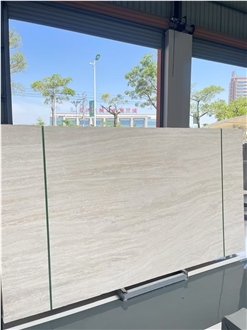 Italy Good Quality Ivory White Travetine Slabs