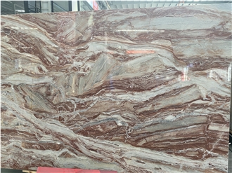 Italy Rosso Fendi Marble Slabs