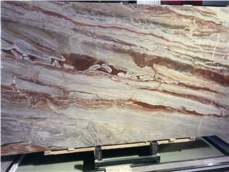 Italy Rosso Fendi Marble Slabs