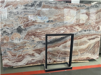 Italy Rosso Fendi Marble Slabs