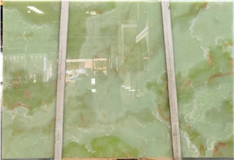 Jade Green Onyx Slabs For Interior Using