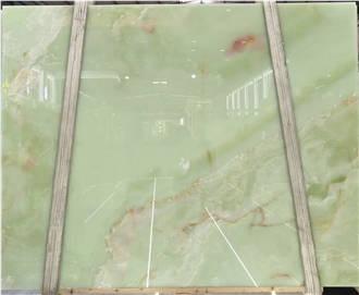 Jade Green Onyx Slabs For Interior Using
