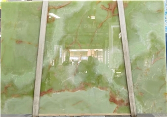 Jade Green Onyx Slabs For Interior Using
