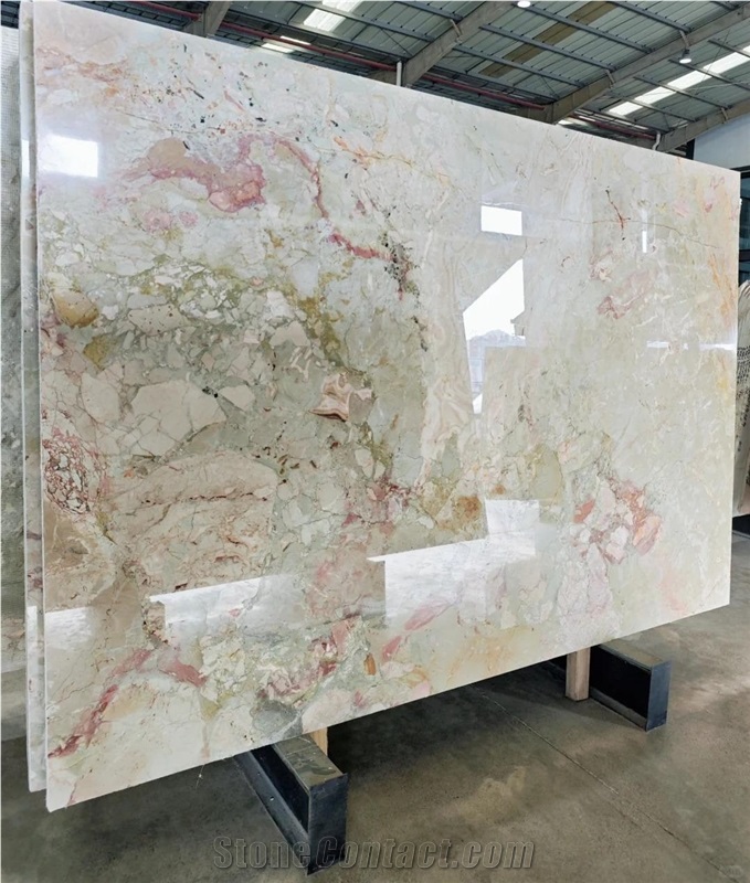 Luxury Brazil Monet Garden Quartzite Slabs