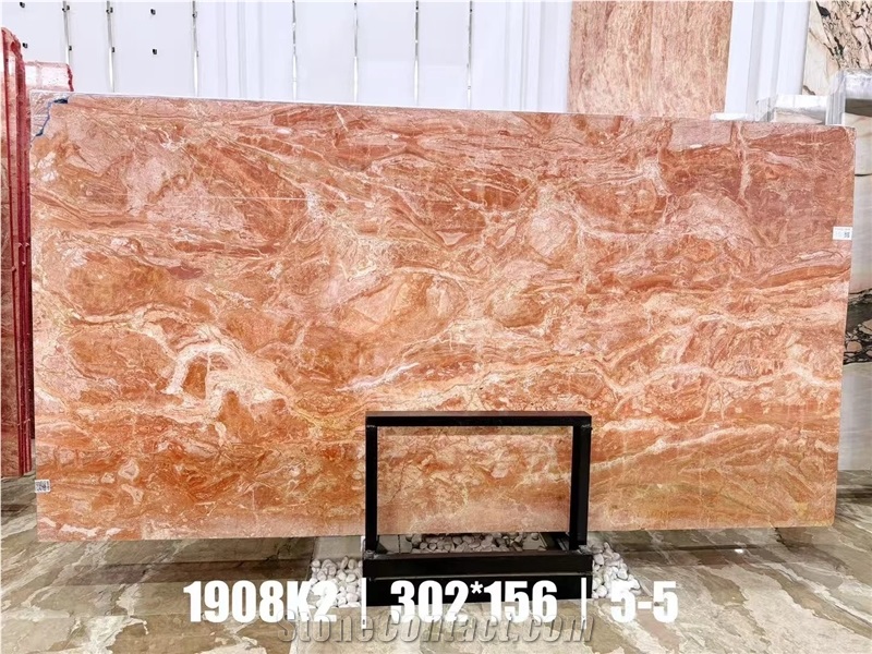 Milan Red Marble Slabs For High-End Decoration