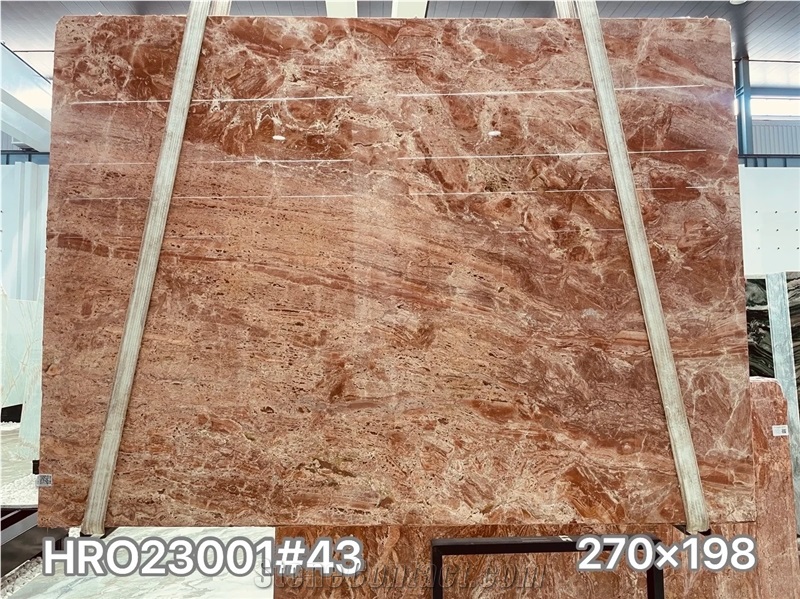 Milan Red Marble Slabs For High-End Decoration