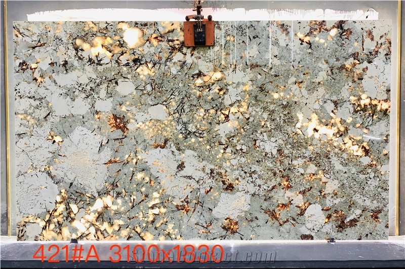Nice Splendor White Granite Slabs For Luxury Design