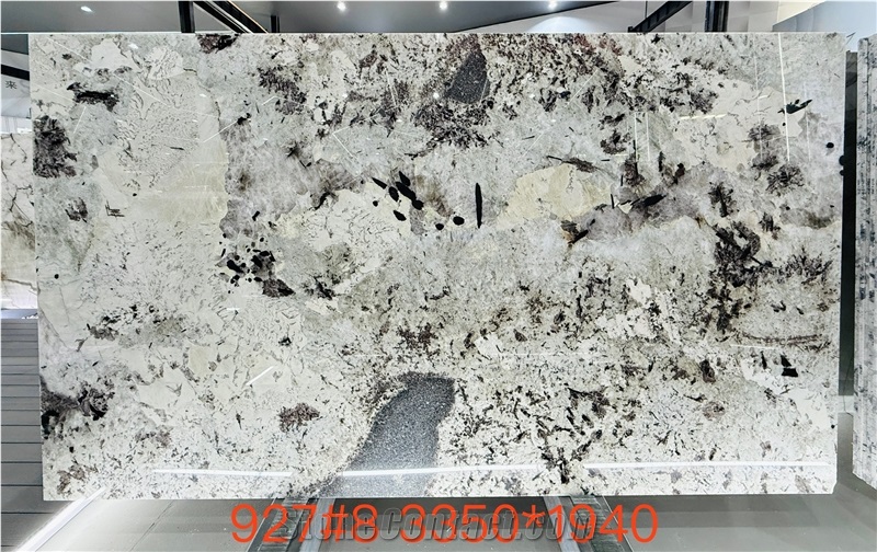 Nice Splendor White Granite Slabs For Luxury Design