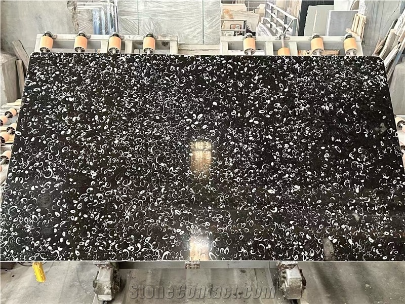 Peacock Eye Polish Marble Slabs For Interior Using