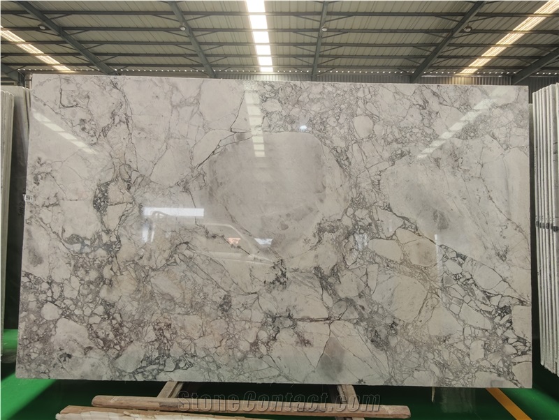 Super White Quartzite Slabs For Wall And Floor Applications