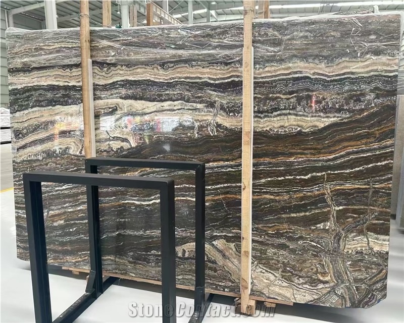 Traonyx Travertine Slabs For Appartment Hotel Project
