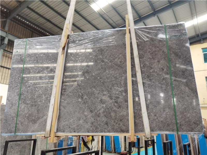 Turkey Dora Cloud Grey Marble Slabs