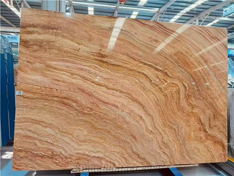 Turkey Rainbow Travertine Marble Slabs
