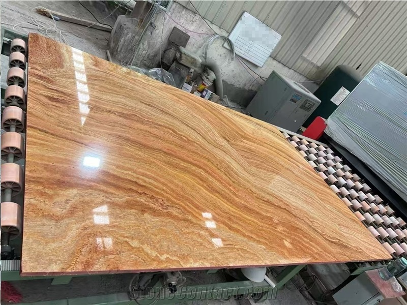 Turkey Rainbow Travertine Marble Slabs