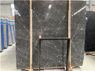Wyndham Grey Marble Polished Slabs Interior Using