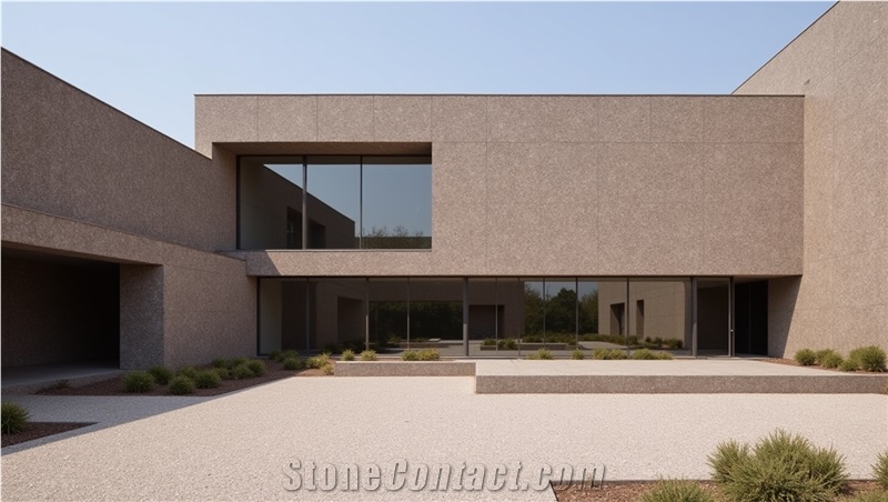 Crystal Brown Granite Slabs