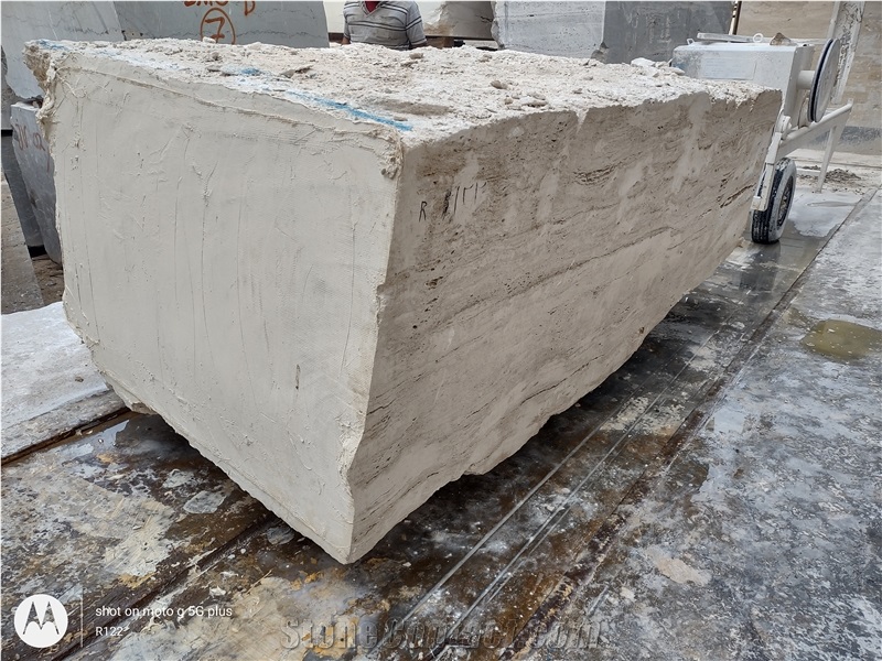 Light Travertine Blocks