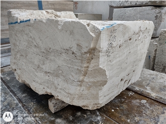 Light Travertine Blocks